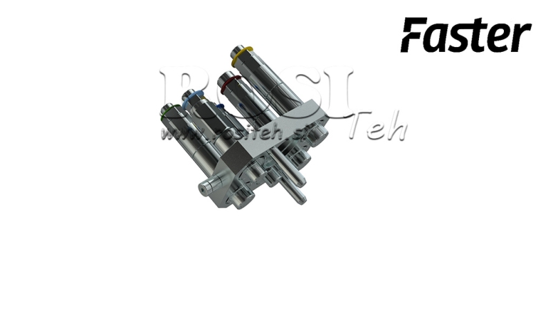 MULTI-FASTER LIITMIK 3PLK 5TEE BSP 3×3/8 2×9/16 MOBIILNE OSA