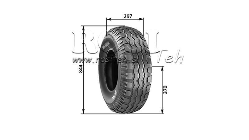 LLANTA 11.5/80-15.3 BKT AW909 14pl CON RIN 9.00X15.3