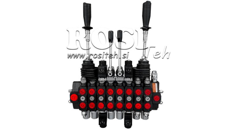 HIDRAULIKUS SZELEP HIAB 8xPC70 2x JOYSTICK - ELEKTROMOS VEZÉRLÉS 12V