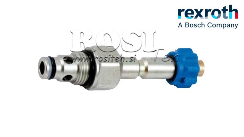 HID. NYITOTT ELEKTROMÁGNESES SZABÁLYOZÓ 2-IRÁNYÚ SZELEP REXROTH 3/8 40-LIT