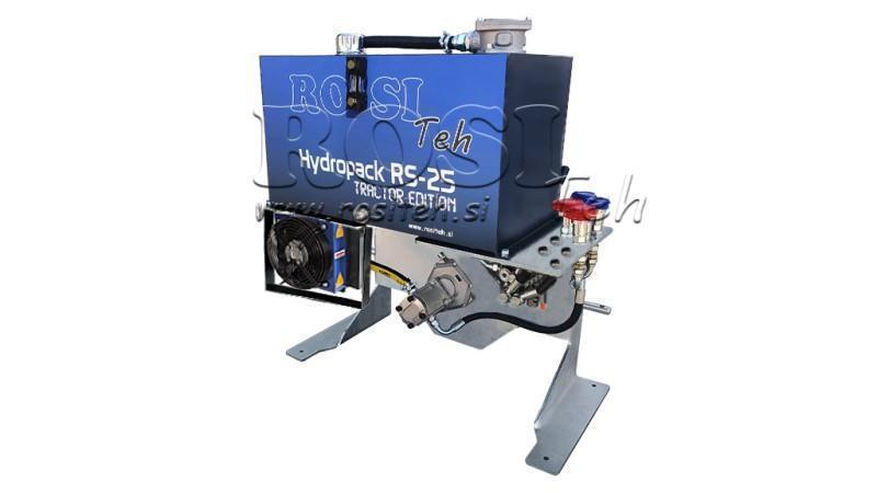 AGREGADO HIDRÁULICO DE TRACTOR CAPACIDAD 100lit FLUJO 53lit/min 2XP80 - CON ENFRIADOR DE ACEITE