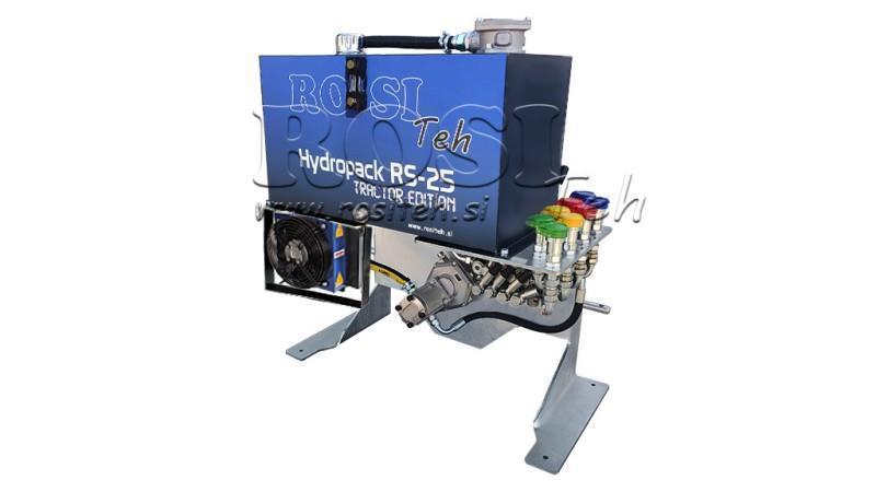 AGREGADO HIDRÁULICO DE TRACTOR CAPACIDAD 100lit FLUJO 53lit/min 4XP80 - CON ENFRIADOR DE ACEITE