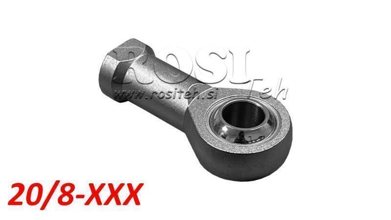 DI UPEVNĚNÍ PRO PNEUMATICKÝ CYLINDR PCAI 20/8 (M8x1.25)