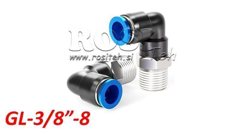 PNEUMATILINE PLUG NURK KONEKTOR TPA KEEVITUSEGA GL-038-8