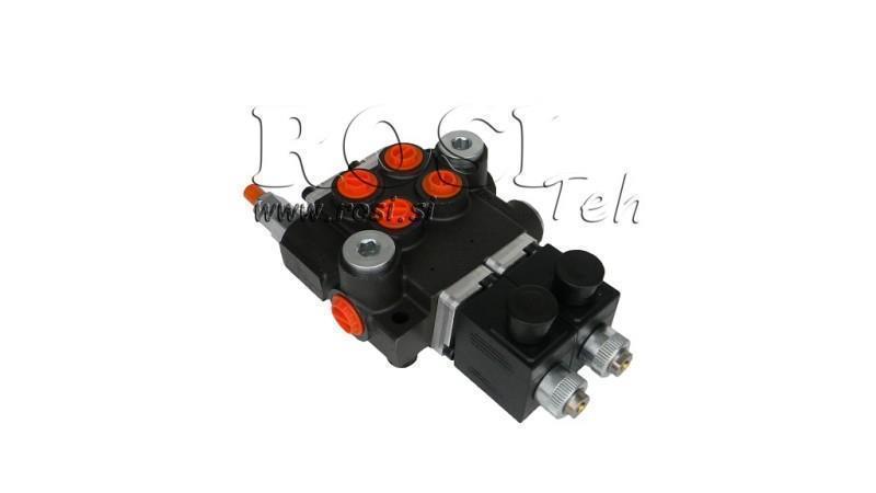 VÁLVULA HIDRÁULICA 2xZ50 ES1 12V DC