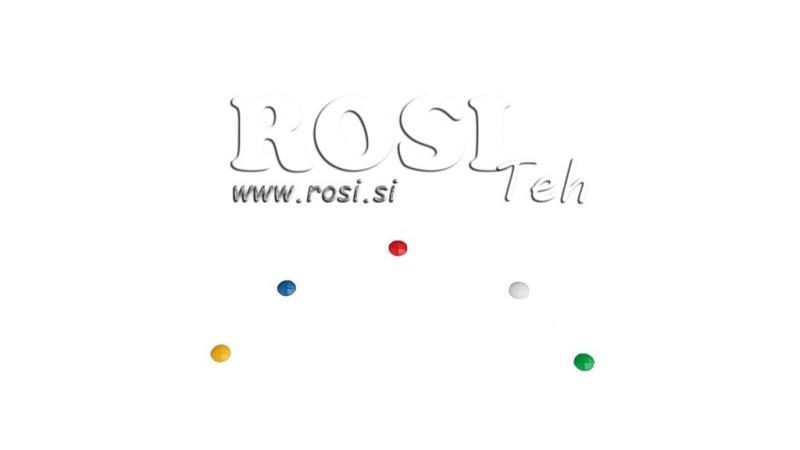 KNAP MARKØR (BLÅ, HVID, RØD, GUL, GRØN)