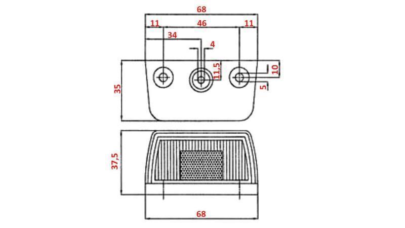 NUMBRIMÄRKIDE VALGUS 12/24V - LED