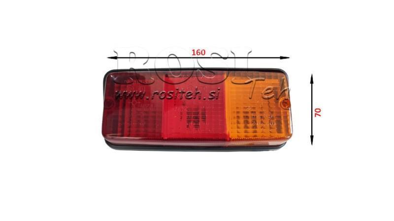 LUMIÈRE RECTANGULAIRE ARRIÈRE DROITE 3 POS