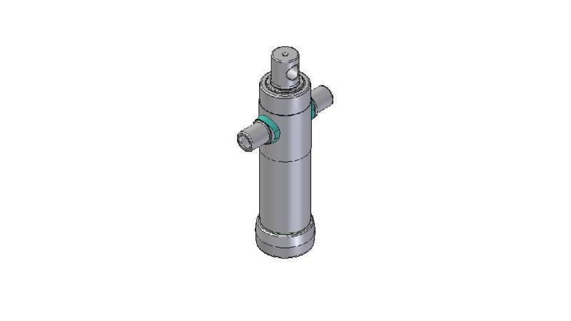2020F -TELESKOPICKÝ CYLINDER ŠTANDARD/DIERA 2 STUPNE CESTA 455 PRIEMER 80