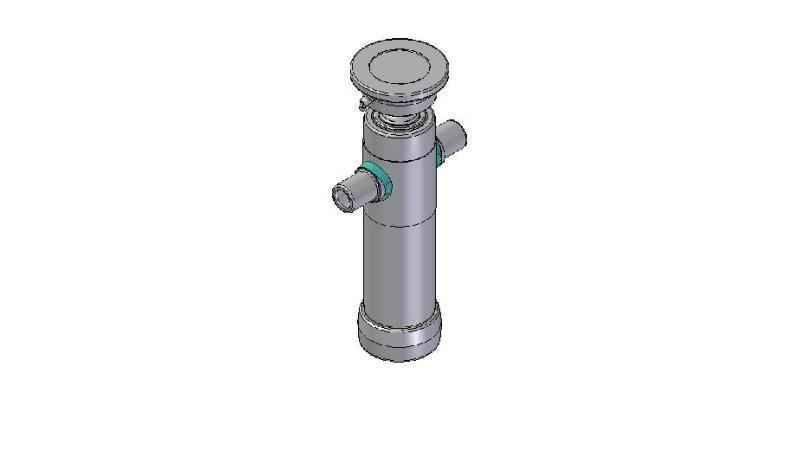 2020S -TELESKOPSKI CILINDER STANDARD / KROGLA 2 STOPNJI HOD 455 FI 80