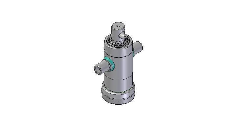 2030F -TELESCOPISK CYLINDER STANDARD/HUL 3 TRIN SLAG 410 DIAMETER 95
