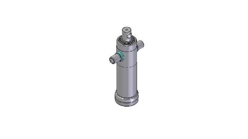 2034F -TELESKOPICKÝ CYLINDER ŠTANDARD/DIERA 3 STUPNE CESTA 790 PRIEMER 95