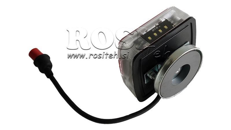 ENSEMBLE DE LUMIERE MAGNETIQUE LED AVEC CABLE 7.5m 2.5m