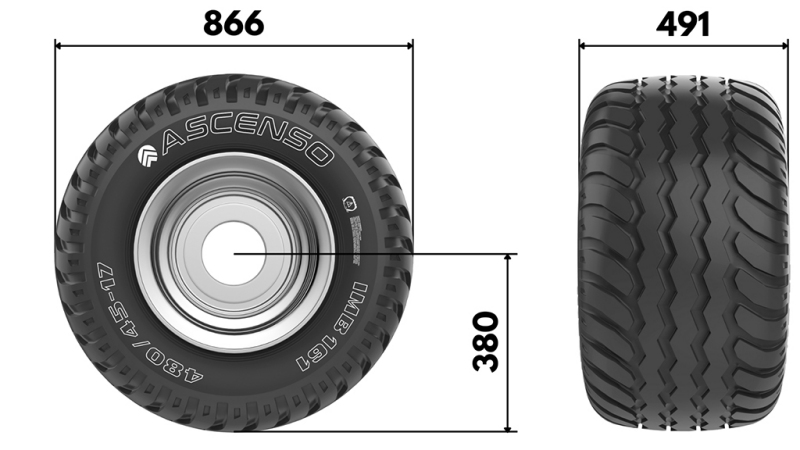 19.0/45-17 GUMI AW708 14PL FELNIVEL 16,00X17