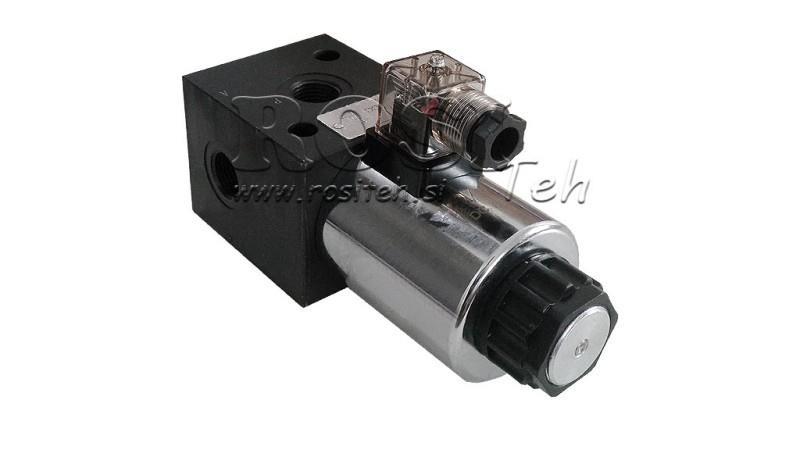 3 VEGS VENTIL 1/2 24V - 80lit