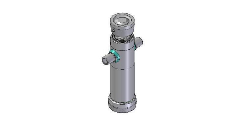 3021S -TELESCOPISK CYLINDER STANDARD/KUGLE 2 TRIN SLAG 495 DIAMETER 95
