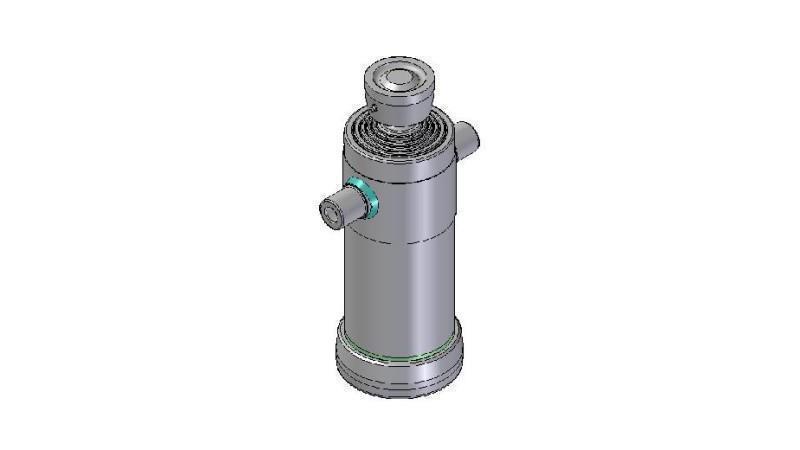 3053S -TELESCOPISK CYLINDER STANDARD/BALL 5 TRIN SLAG 1480 DIAMETER 152