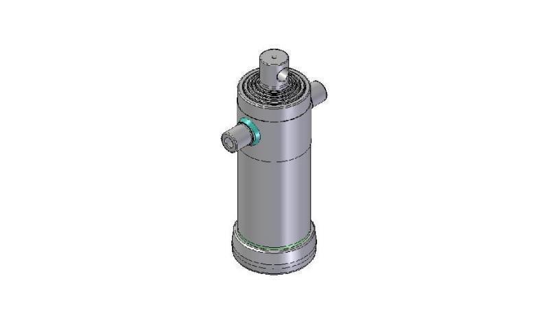 3057F -TELESCOPICKÝ VALEC ŠTANDARD/OTVOR 5 STUPŇOV ZDVIH 830 FI 152