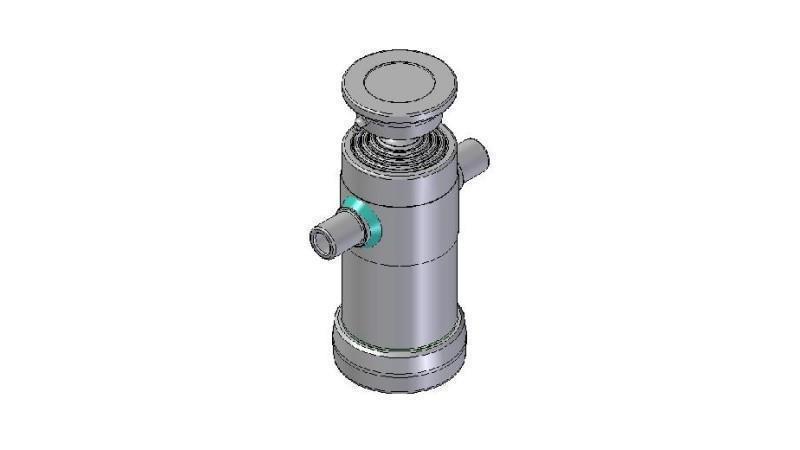 3062S -TELESCOPICKÝ CYLINDR STANDARD/KULIČKA 4 STUPNĚ ZDVIH 670 PRŮMĚR 112