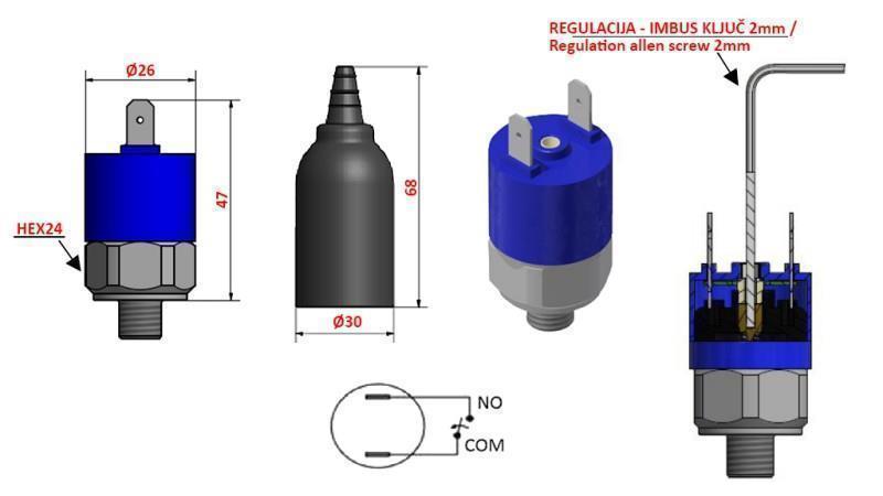 HÜDRAULINE RÕHUSÜSTEEM K4 - NO 1-12 BAR (MAX.300BAR)