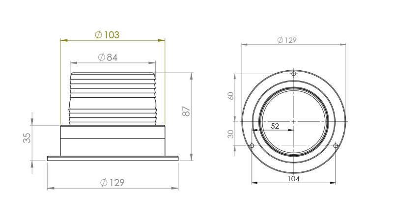 LED PÖÖRLEV VALGUS MAGNEETILINE 12V