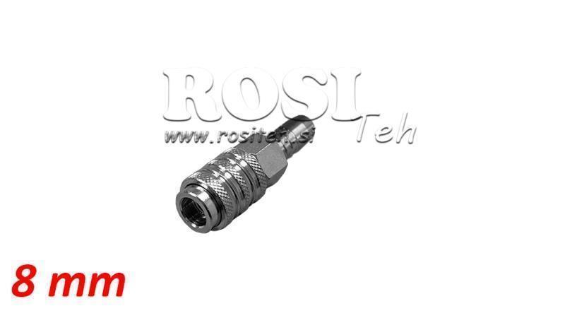 PNEUMATIKUS GYORS CSATLAKOZÓ NŐI SPRUCE 8mm - DN7.2