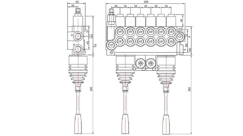HID. KLAPP 6xP40   2x JOYSTICK