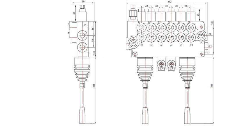 HID. KLAPP 6xP80   2x JOYSTICK