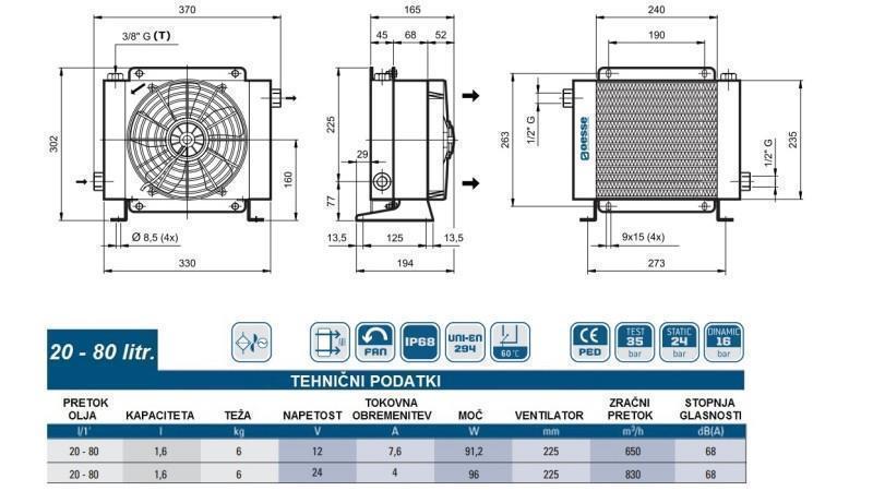 ÕLI JAHTUNDI DC 12V HY01602 20-80 LIT