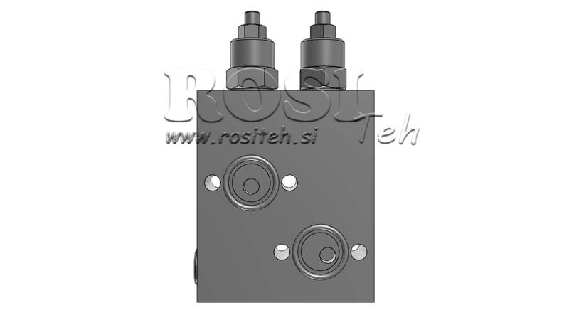 VÁLVULA PARA FRENOS HIDRÁULICOS DEL MOTOR HIDRÁULICO KPBR-250/1/D