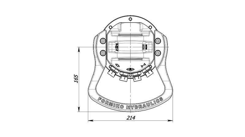 ΥΔΡΑΥΛΙΚΟΣ ΡΟΤΑΤΟΡΑΣ 3000/1500 KG ΜΕ ΑΞΟΝΑ