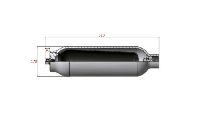 HYDRAULICKÝ AKUMULÁTOR 6.5 LIT