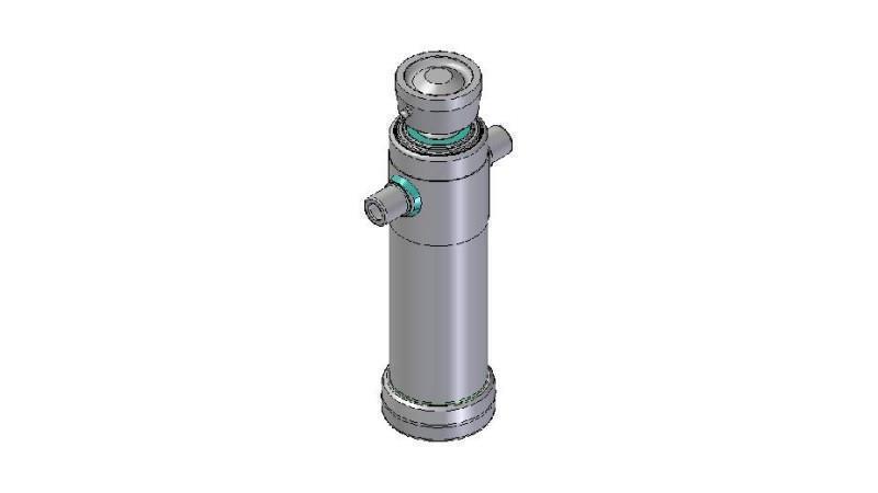4023S -TELESCOPICKÝ CYLINDR STANDARD/KULIČKA 2 STUPNĚ ZDVIH 695 PRŮMĚR 124