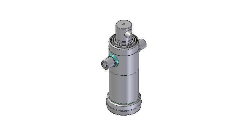 4031F -TELESCOPICKÝ CYLINDER STANDARD/DÍRA 3 STUPNĚ ZDVIH 743 PRŮMĚR 124