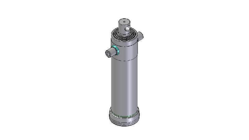 4040F -TELESCOPISK CYLINDER STANDARD/HUL 4 TRIN SLAG 1980 FI 152
