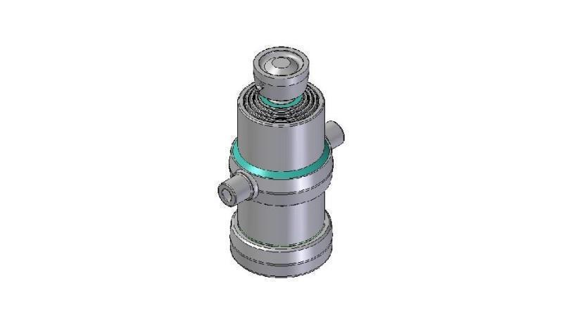4070S - TELESCOPIC CYLINDER STANDARD/BALL 4 STAGES STROKE 1030 DIAMETER 170