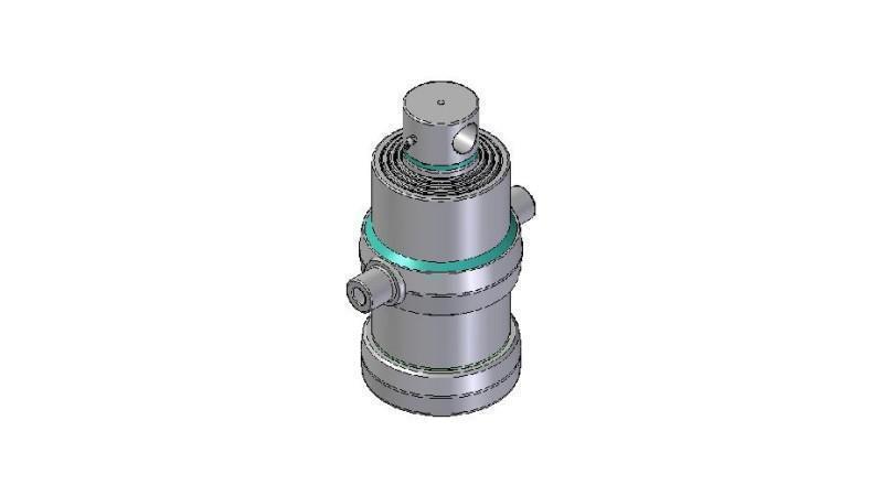 4081F -TELESCOPICKÝ CYLINDR STANDARD/DÍRA 4 STUPNĚ CESTA 1190 PRŮMĚR 190
