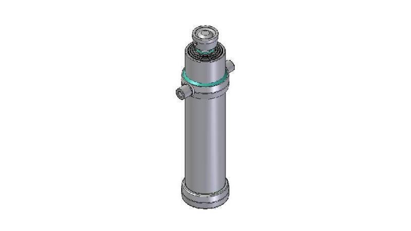4090S - TELESCOPIC CYLINDER STANDARD/BALL 4 STAGES STROKE 2510 DIAMETER 170