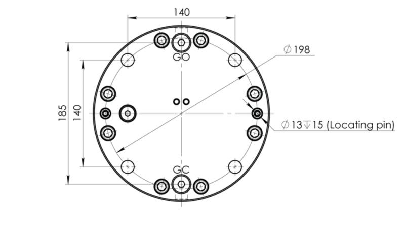 ROTADOR HIDRÁULICO CPR5-01 10000/5000 KG