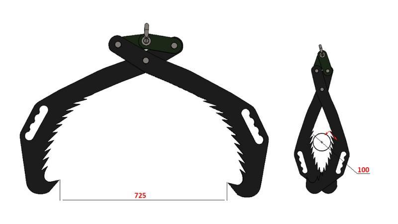 RUKOJEŤ LESNÍCH GRIPPERŮ HD70 (700mm)