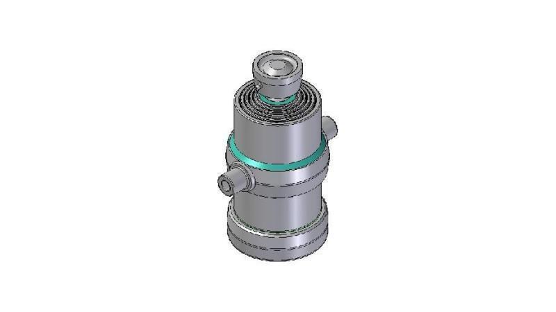 5005S - TELESCOPIC CYLINDER STANDARD/BALL 5 ETAPPI LÖÖK 1275 DIAMEETER 190