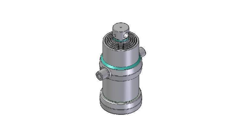 5006F - TELESCOPIC CYLINDER STANDARD/HOLE 5 STAGES TRAVEL 1500 FI 190