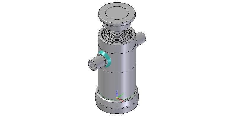 5020S - TELESCOPIC CYLINDER STANDARD/BALL 5 STAGES STROKE 680 DIAMETER 112