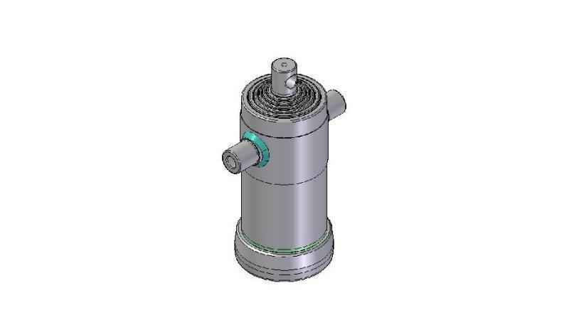 6008F - TELESCOPIC CYLINDER STANDARD/HOLE 6 STAGES STROKE 1480 FI 152