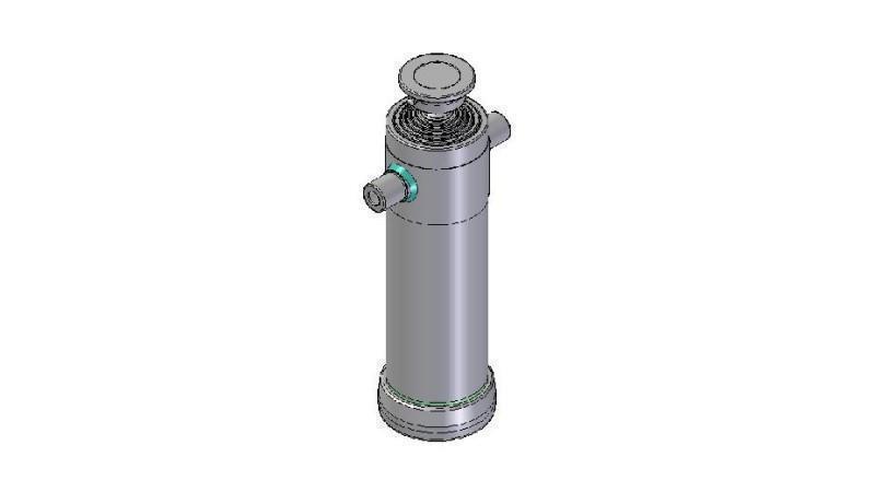 6012S - TELESCOPIC CYLINDER STANDARD/BALL 6 STAGES STROKE 2977 DIAMETER 152