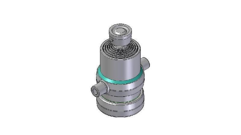 6019S -TELESCOPICKÝ CYLINDR STANDARD/KULIČKA 6 STUPŇŮ ZDVIH 1345 PRŮMĚR 170