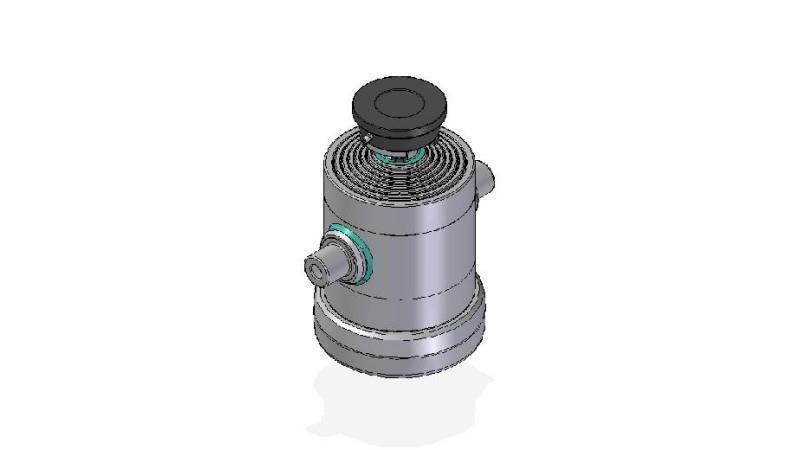 7029S - TELESCOPIC CYLINDER STANDARD/BALL 7 STAGES TRAVEL 1492 DIAMETER 240