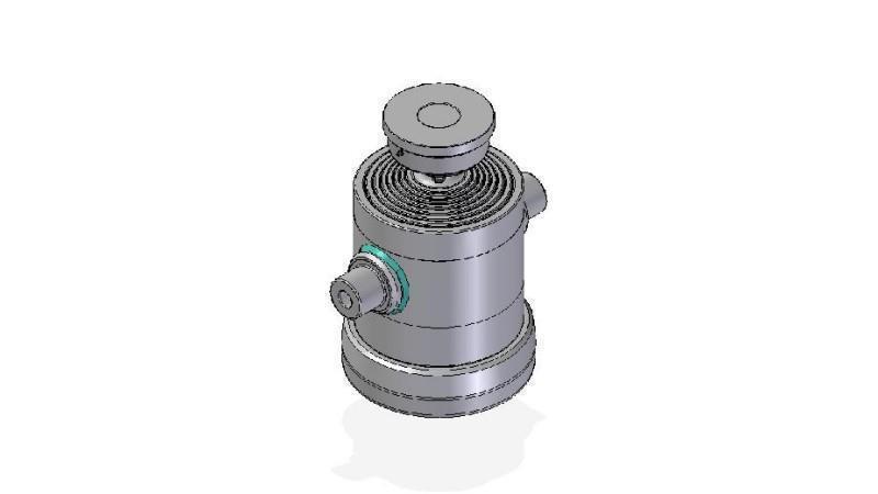 7059S -TELESCOPISK CYLINDER STANDARD/BALL 7 TRIN REJSE 1442 DIAMETER 270