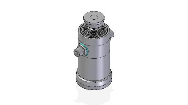 7065S -TELESCOPISK CYLINDER STANDARD/KUGLE 7 TRIN BEVÆGELSE 2752 DIAMETER 270