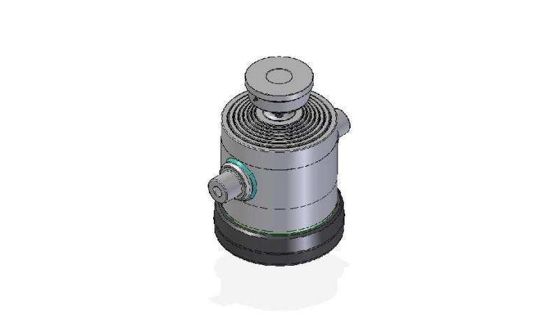 7080S -TELESCOPISK CYLINDER STANDARD/KUGLE 7 TRIN BEVÆGELSE 1527 DIAMETER 300